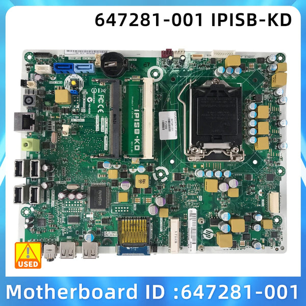 StoneTaskin Refurbished FOR HP 8200 Elite 655876-001 IPISB-KD AIO Motherboard 647281-001 Support E5800 E7500 E8400 Q9500 QX9650 CPU 100% Test Work MB Free Fast Shipping