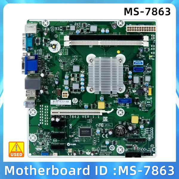 FOR HP ProDesk 405 G1 MT MSI MS-7863 Motherboard 729726-601 W/AMD A4-5000 APU + HS