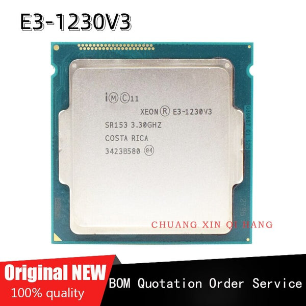 StoneTaskin For E3 1230 V3 E3-1230V3 E3-1230 V3 3.3GHz Quad-Core LGA 1150 Desktop CPU Processor E3 1230V3 100% Tested Fast Shipping