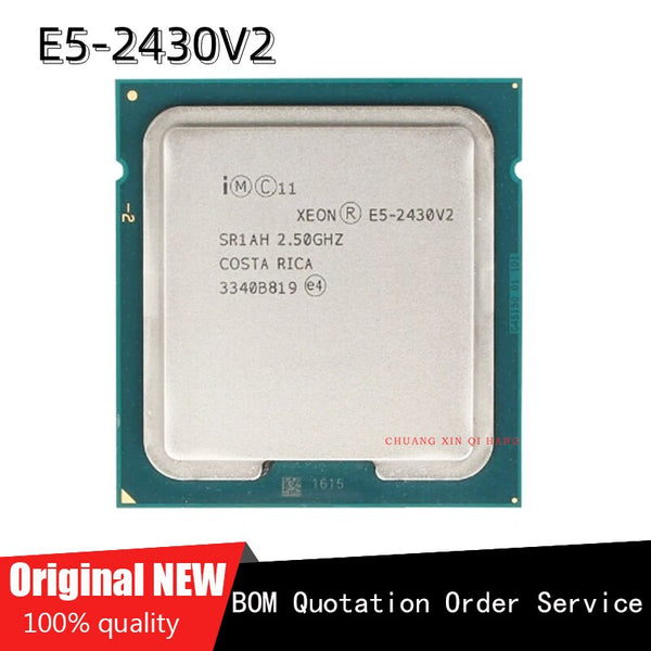 StoneTaskin For E5-2430V2 e5 2430v2 E5 2430 V2 SR1AH cpu 2.5GHz 6-Core 15M LGA1356 100% Tested Fast Shipping