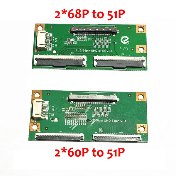 StoneTaskin Original For LG FPC 2x68P UHD-51Pin VB1 Adapter Plate LG 2x60P UHD-51pin VB1 Adaptor Clip V By one LCD TV screen adapter board Fully Tested Free Shipping