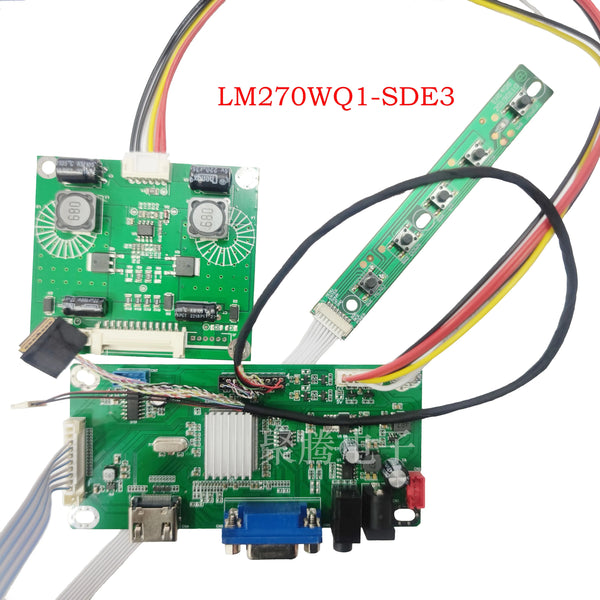StoneTaskin For iMac A1312 LM270WQ1-SDE3 Screen Driver Board DIY Monitor Control Motherboard 2560*1440 2K HDMI 36Pin EDP