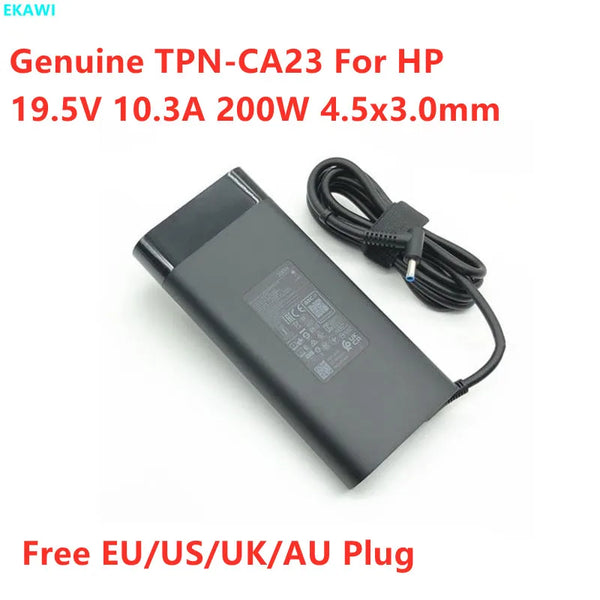 StoneTaskin Genuine TPN-CA23 19.5V 10.3A 200W TPN-DA23 L00818-850 AC Adapter For HP OMEN 15 ZBOOK 17 G5 G4 G3 Laptop Power Supply Charger