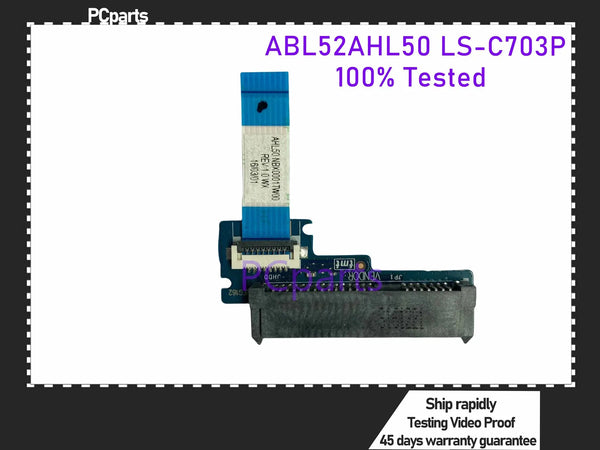 HDD Connector Cable For HP 15-AC 15-AF 15-AY BA BN 14-AC 255 G4 G5 SATA Hard Drive SSD Adapter board ABL52/AHL50 LS-C703P Tested