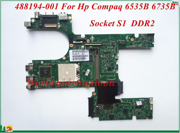 High Quality Motherboard 488194-001 For Hp Compaq 6535B 6735B Laptop Motherboard Socket S1 DDR2 100% Tested