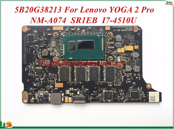 High Quality Motherboard 5B20G38213 For Lenovo YOGA 2 Pro Laptop Motherboard VIUU3 NM-A074 SR1EB I7-4510U 100% Tested