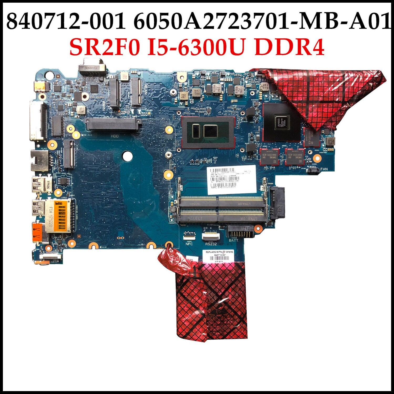 High quality 840712-001 For HP Probook 640 G2 Laptop Motherboard ...