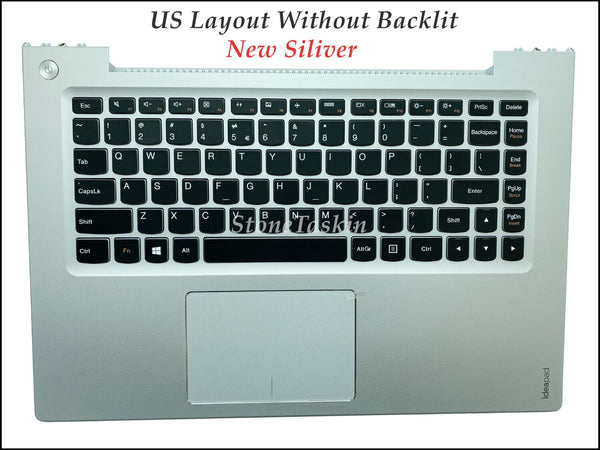 High quality FRU 90203235 for Lenovo Ideapad U430 U430P Laptop keyboard upper case assmebly US Layout without backlit tested