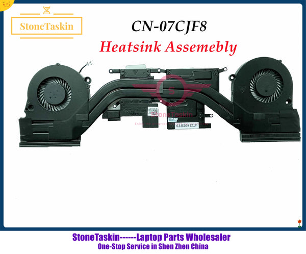 StoneTaskin ORIGINAL High quality New Original CPU GPU Cooling Fan Cooler For DELL Inspiron 15 G5 5587 G7 7577 7588 Heatsink CN-07CJF8 Fully Tested MB FAST SHIP