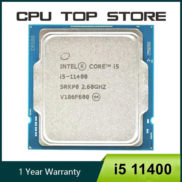 StoneTaskin Refurbished Intel Core i5 11400 2.6GHz Six-Core Twelve-Thread CPU Processor L3=12M 65W LGA 1200  100% Tested Free Shipping