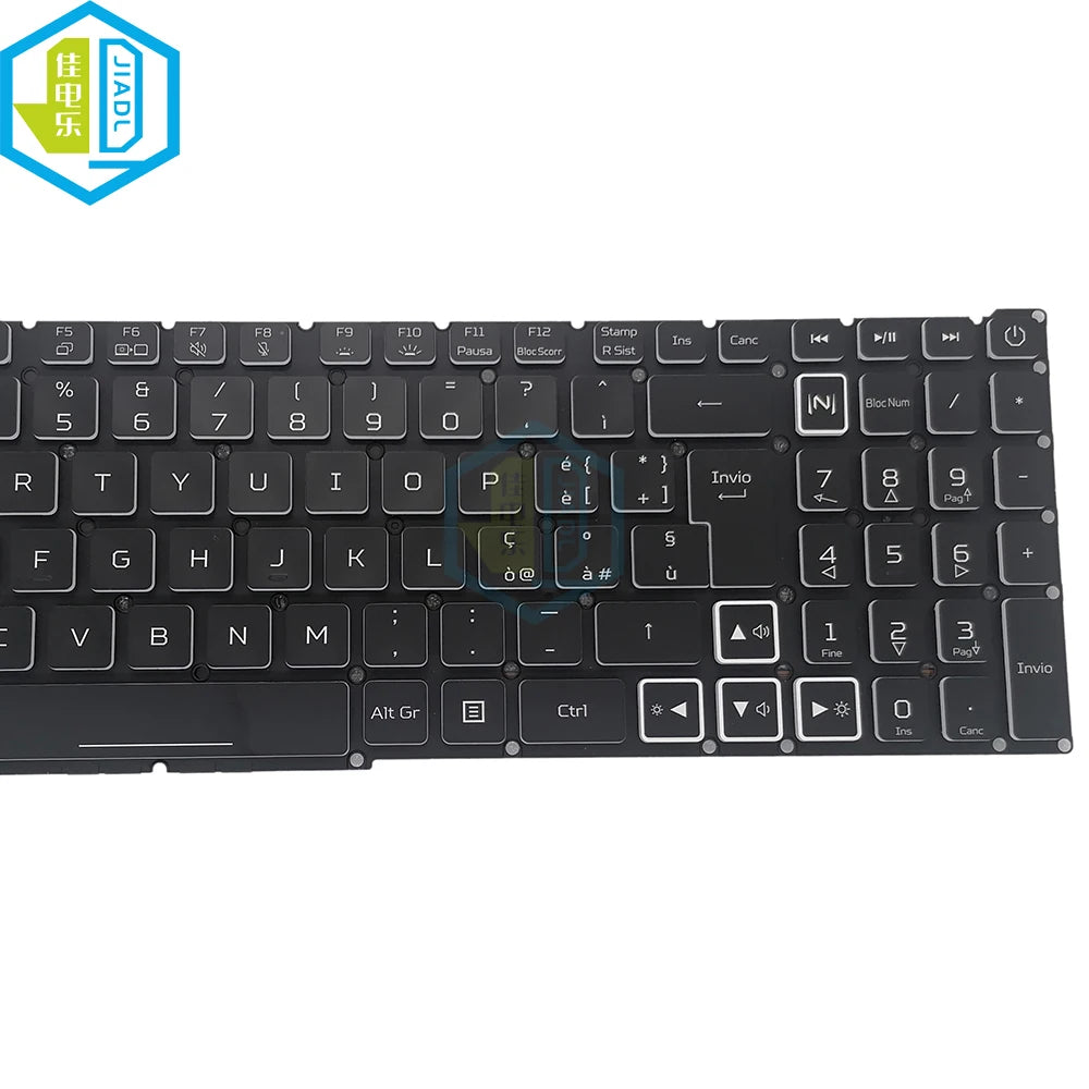 StoneTaskin Italiano Color RGB Backlit Keyboard For Acer Nitro 5 AN515