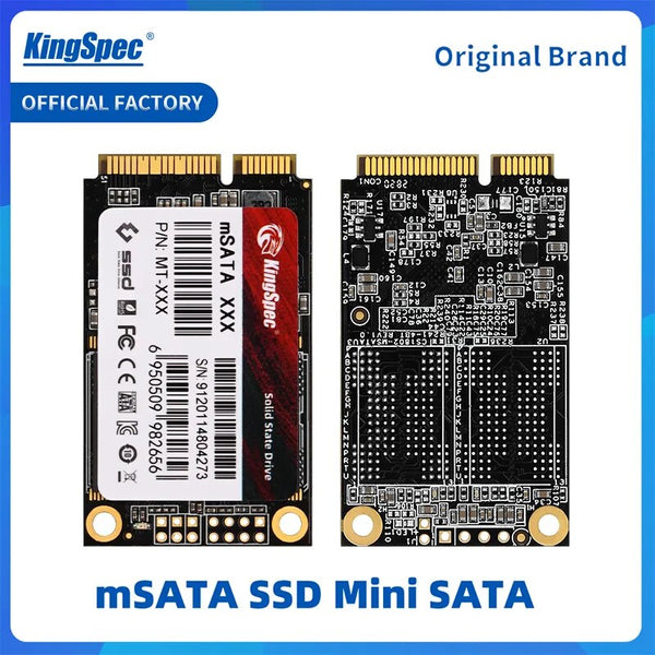 KingSpec mSATA SSD 128gb 256gb 512GB mSATA SSD 1TB 2TB HDD For Desktop 3x5cm Internal Solid State Hard Drive for Hp Laptop