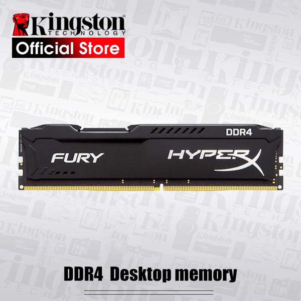 Kingston HyperX FURY DDR4 16GB 8GB 2666MHz 2400MHz 3200MHz Desktop RAM Memory DIMM 288-pin Desktop Internal Memory Multi-channel