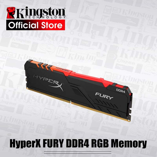 Kingston HyperX FURY DDR4 RGB Memory 3200MHz DDR4 CL16 DIMM XMP 8GB 16GB  Memoria Ram ddr4 for Desktop Memory Rams