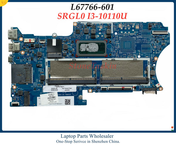 L67766-601 18742-1 for HP Pavilion X360 14M-DH 14M-DH1001DX Laptop Motherboard 448.0GG03.0011 SRGL0 I3-10110U DDR4 100% Tested