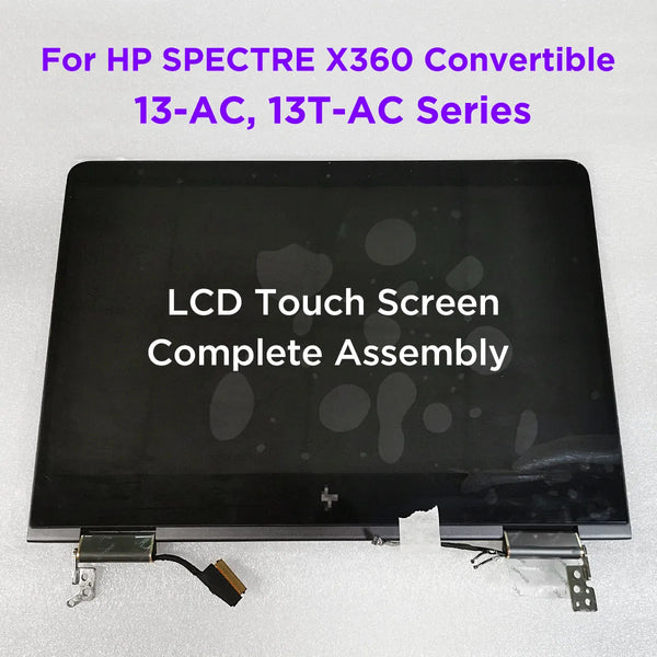 StoneTaskin LCD Touch Screen Digitizer Complete Assembly For HP SPECTRE X360 13-AC 13T-AC000 13-AC033DX 13-ac012nf 918030-001 918032-001 UHD Display Panel Fully Tested Free Fast Shipping