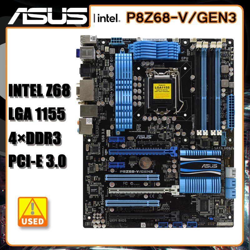 StoneTaskin LGA 1155 Motherboards ASUS P8Z68-V/GEN3 Motherboards LGA 1