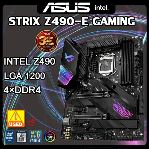 StoneTaskin LGA 1200 Intel Z490 Motherboard ASUS ROG STRIX Z490-E GAMING DDR4 128GB M.2 PCI-E 3.0 USB3.2 ATX For 10th Gen Intel cpu