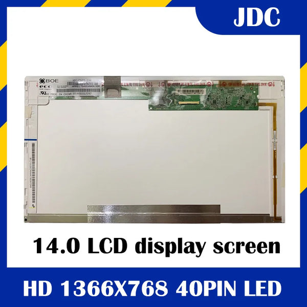 StoneTaskin LP140WH4-TLN1 LCD Laptop Display Screen Slim 14.0" BT140GW01 V.9 BT140GW02 V.9 N140BGE-L23 HB140WX1-100 CLAA140WB11A B140XW01 V2 Fully Tested Free Shipping