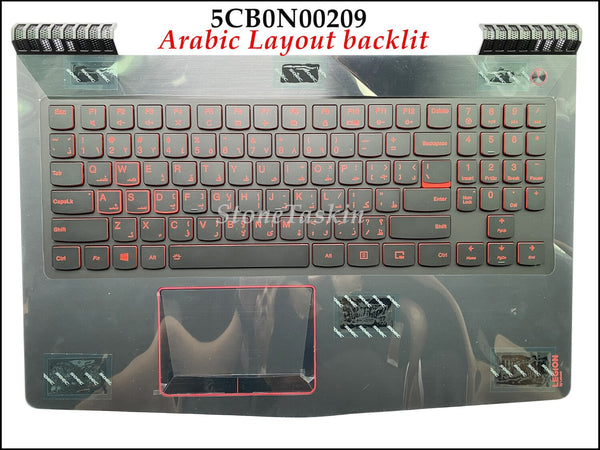 Laptop AR Backlit keyboard case 5CB0Q67209 For lenovo Legion Y520-15 Y720-15 Rescuer R720-15 Palmrest keyboard with backlit RED