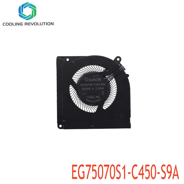 StoneTaskin Original Brand New Laptop CPU Cooling Fan EG75070S1-C450-S9A DC5V 2.25W 4Pin THER7GK5C6-1421 GK5CN61 Free Shipping