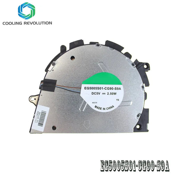 StoneTaskin Original Bran New Laptop CPU Cooling fan EG5005S01-CG90-S9A DC5V 2.50W 4Pin for HP ProBook 440 450 455 650 G8 M26014-001 DIS Cooler Fully Tested Free Shipping