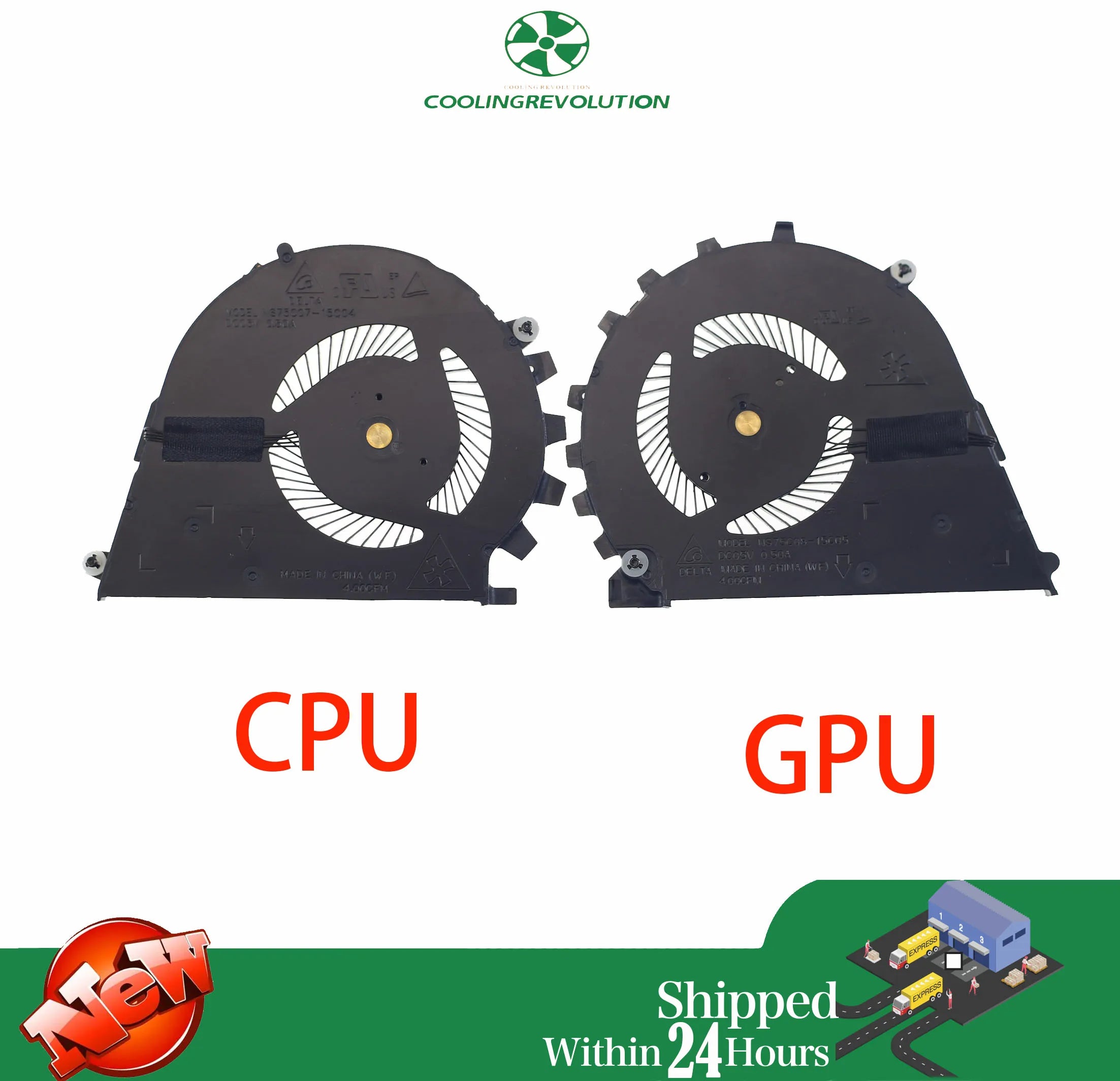 StoneTaskin Original Bran New Laptop CPU GPU Cooling Fan For HP ZBook