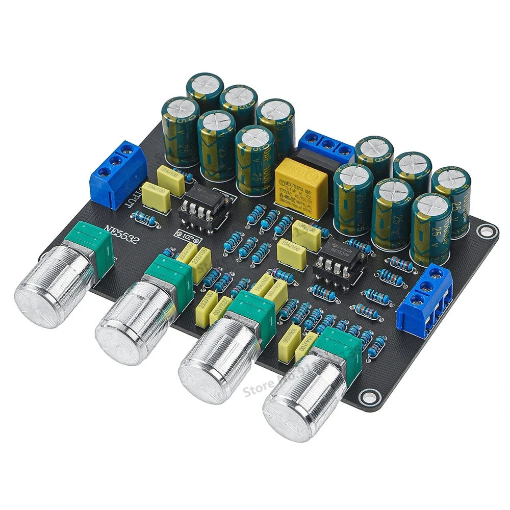 StoneTaskin NE5532 dual op amp module power amplifier pre-stage tuning