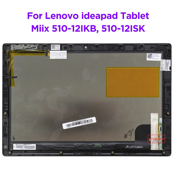 StoneTaskin NEW 12.2 LCD Touch Screen Digitizer Assembly for Lenovo Miix 510-12IKB 510-12ISK 80XE 80U1 Display Replacement 5D10M13938 Fully Tested Free Shipping