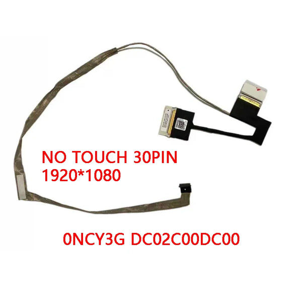 StoneTaskin NEW Genuine Laptop LCD Cable For DELL Alienware 15 R3 R4 R5 0ncy3g DC02C00DC00 Fully Tested Free Shipping