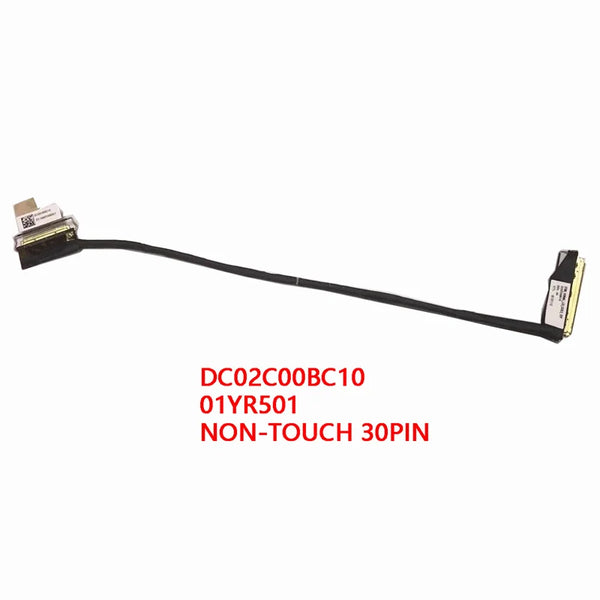 StoneTaskin NEW Laptop LCD Cable For LENOVO ThinkPad T480 A485 ET480 DC02C00BC10  01YR501 NON-TOUCH 30PIN Fully Tested Free Shipping