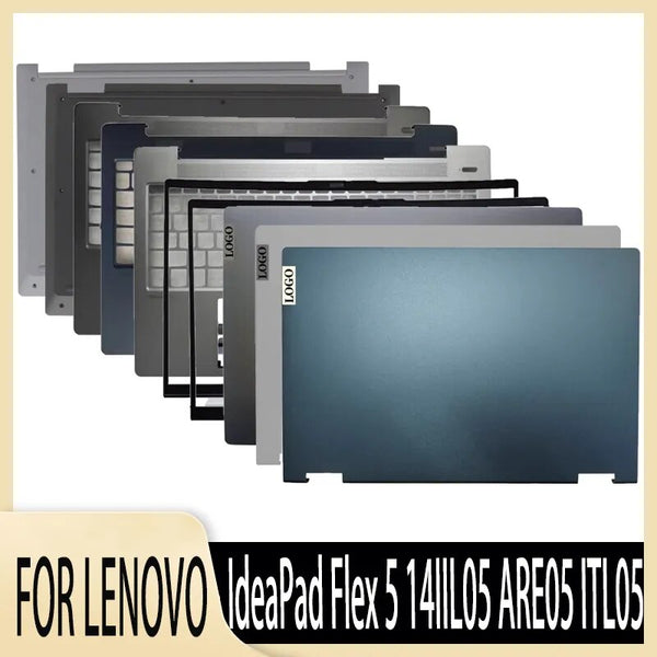 NEW Laptops Case For Lenovo IdeaPad Flex 5 14IIL05 ARE05 ITL05 Laptop Screen LCD Back Cover Palmrest Top Case Bottom Case