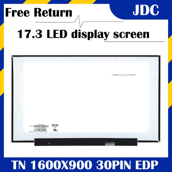 StoneTaskin NT173WDM-N25 New LCD Screen Display Matrix for Laptop 17.3 HD+ 1600X900 LED 30 Pins Panel NT173WDM N25 Replacement Fully Tested Free Shipping