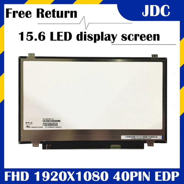 StoneTaskin Original NV140FHM-T00  14 pollici B140HAK01.0 muslimr1 R6 per screen thinkpad T470S T480S Laptop LED display LCD Touch Screen FHD Fully Tested Free Shipping