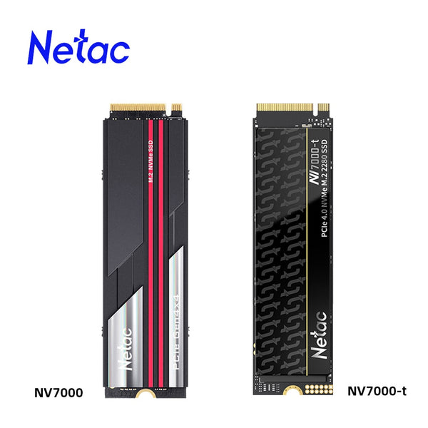 Netac 7400MB/s SSD NVMe M2 2TB 1TB  512GB 4TB Internal Solid State Hard Drive M.2 PCIe 4.0x4 2280 SSD Disk for PS5 Laptop PC 3 Years Warranty