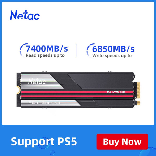Netac M2 SSD 1TB 2TB NVME SSD 4TB ssd M.2 2280 PCIe4.0 X4 DRAM Cache for ps5 Hard Drive Disk Internal Solid State Drive 3 Years Warranty
