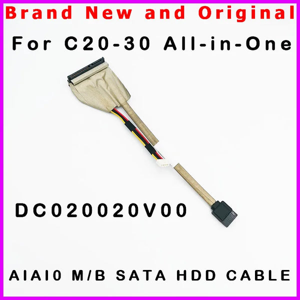 StoneTaskin New AIAI0 M/B SATA HDD CABLE Connector for Lenovo C20-05 C20-30 C2005 C2030 All-in-One DC020020V00 5C10H03306 F0B2 F0B3 Fully Tested Free Shipping