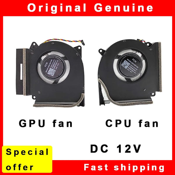 StoneTaskin Original New CPU GPU Cooling Fan for ASUS ROG Strix SCAR 17 G733Z G733ZW G733ZM G733ZX G733ZS  Radiator FPF8 FPF7 DFSCK22D058830 DC12V