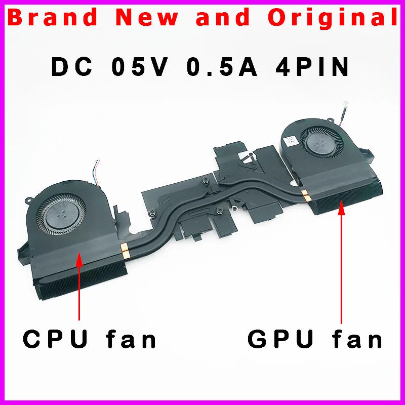 StoneTaskin New CPU GPU Cooling Heatsink Cooler Fan Radiator For Acer