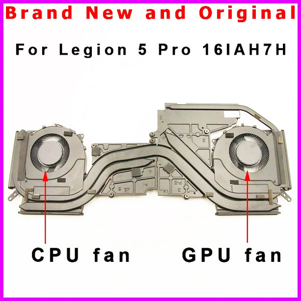 StoneTaskin New CPU GPU Thermal module Cooling Heatsink Fan Cooler For Lenovo Legion 5 Pro 16IAH7H 82RF 5H40S20488 5H40S20489 5H40S20490 Free Shipping