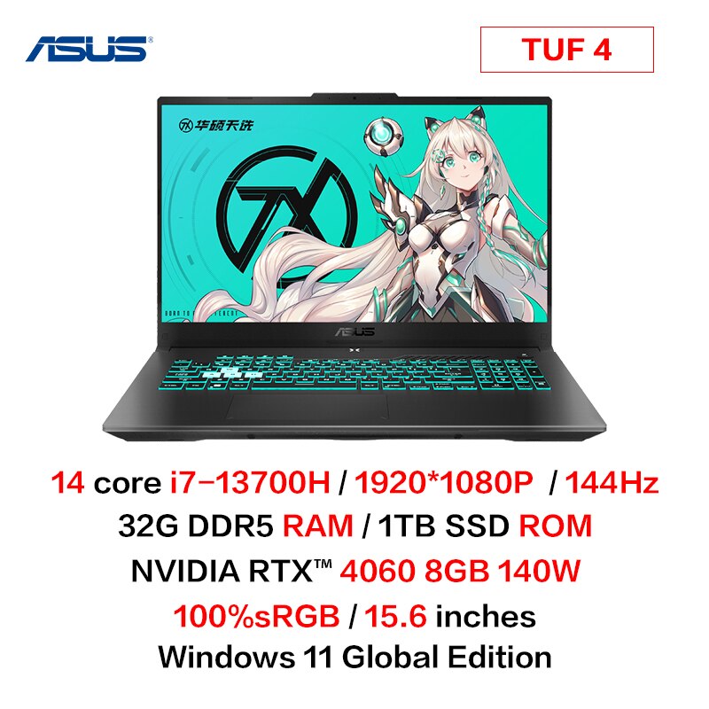 Windowsノート本体 ASUS TUF Gaming RTX4060 i7-13700H 32GB Amazon.com: ASUS TUF 16