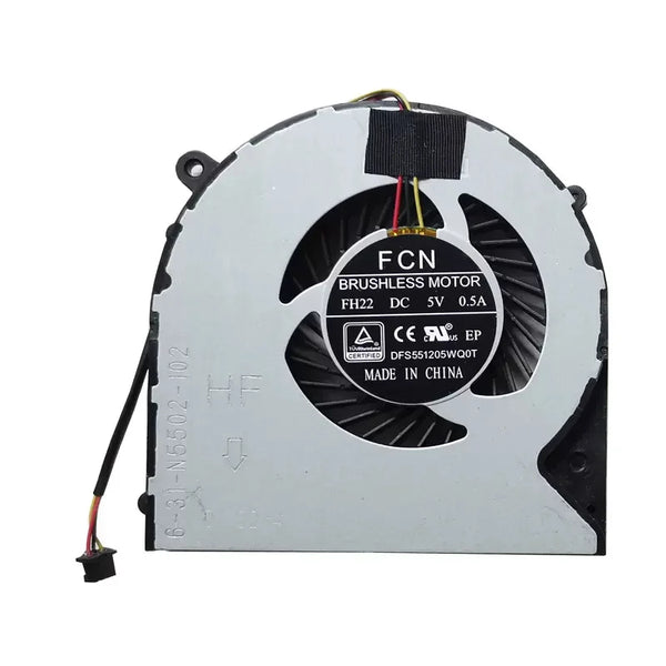 StoneTaskin New Genuine Laptop Cooler CPU GPU Cooling Fan For Mechrevo F57 m510D1 6-31-N5502-102 FH22 F57-D3S D5 D6 Fully Tested Free Shipping