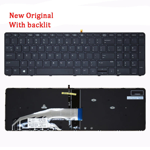 StoneTaskin New Genuine Laptop Keyboard Compatible for HP PROBOOK 450 455 470 G3 G4 HSTNN-Q95C HSTNN-Q03C Free Shipping Fully Tested