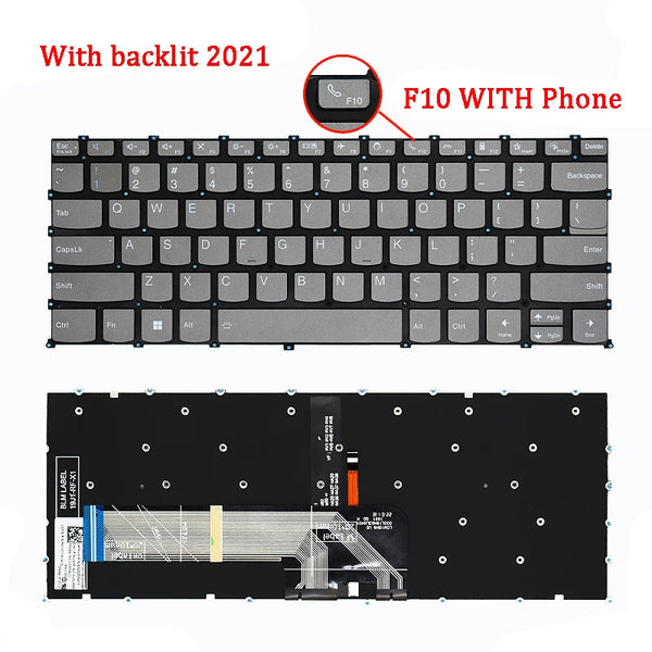 StoneTaskin New Genuine Laptop Keyboard Compatible for Lenovo ThinkBook Air 14 14S 14p G2 G3 ITL ARE ACH ACL Free Shipping Fully Tested