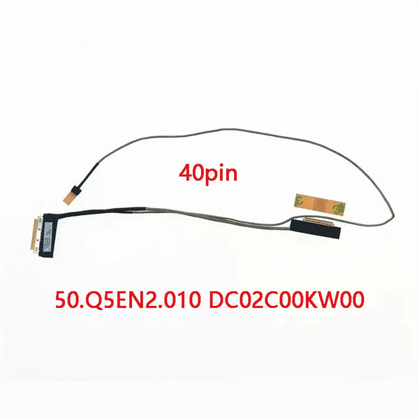 StoneTaskin New Genuine Laptop LCD EDP Cable for Acer Nitro 5 AN517-51 EH70F 4K 144Hz 40pin 50.Q5EN2.010 DC02C00KW00