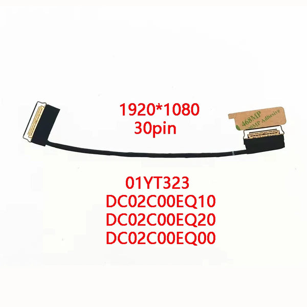 StoneTaskin New Genuine Laptop LCD EDP FHD Cable for Lenovo Thinkpad T590 P53S T15 P15S 01YT323 DC02C00EQ10 DC02C00EQ20 DC02C00EQ00