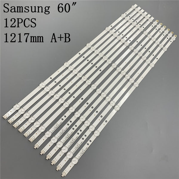 New Kit 12 PCS LED backlight strip for Samsung UN60J6200AF 2013SVS60 3228N1 D3GE-600SMA-R2 D3GE-600SMB-R1 BN96-29074A 29075A 6V