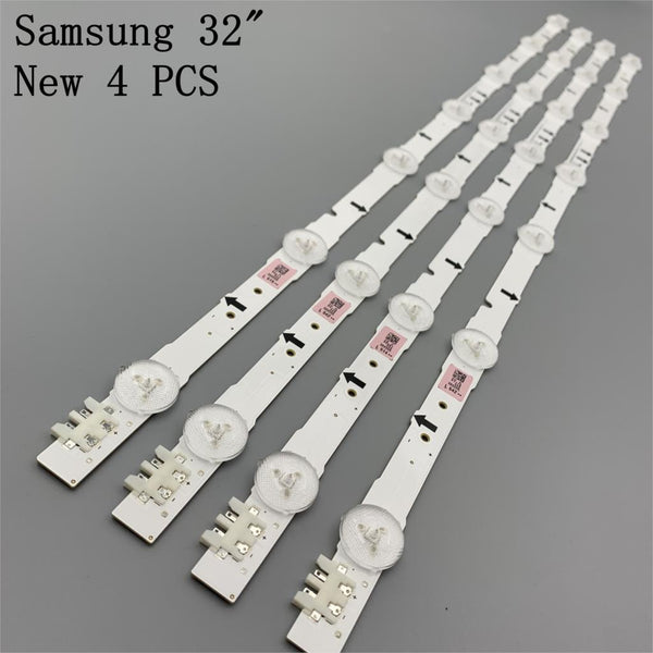 StoneTaskin New Kit 4pcs 7LED 650mm LED strip for Samsung ue32j5500ak 2014SVS32FHD 3228 D4GE-320DC1-R2 D4GE-320DC1-R1 Bn96-30443A 30442A