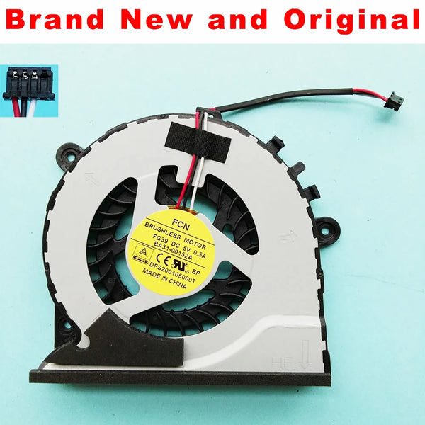 StoneTaskin Original New Laptop CPU Cooler Fan FOR SAMSUNG NT371B5J -X09/R MSIP-REM-SEC-NT370E5J 371B DFS200105000T FG39 DC5V 0.5A BA31-00152A