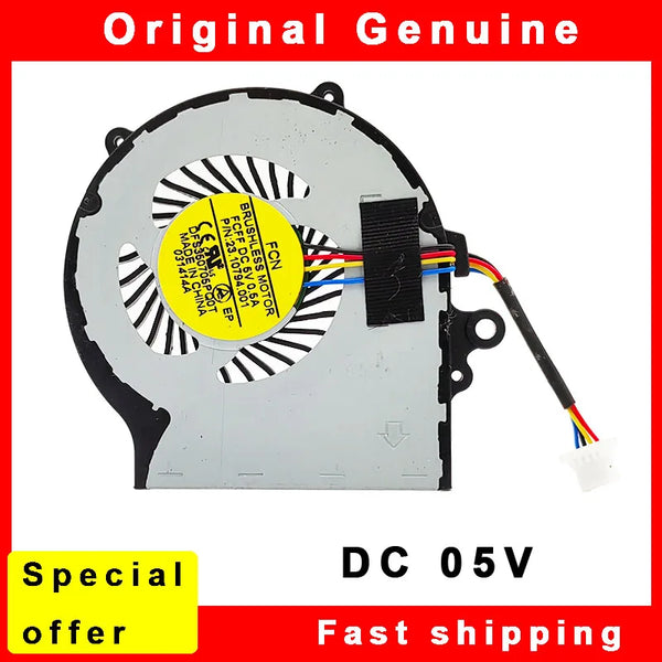 StoneTaskin Original New Laptop CPU Cooler Fan For Acer Aspire V5-122P V5-122 V5-132 V5-132P MS2377 DFS350705PQ0T FCFF 5V 0.5A 4 Wires